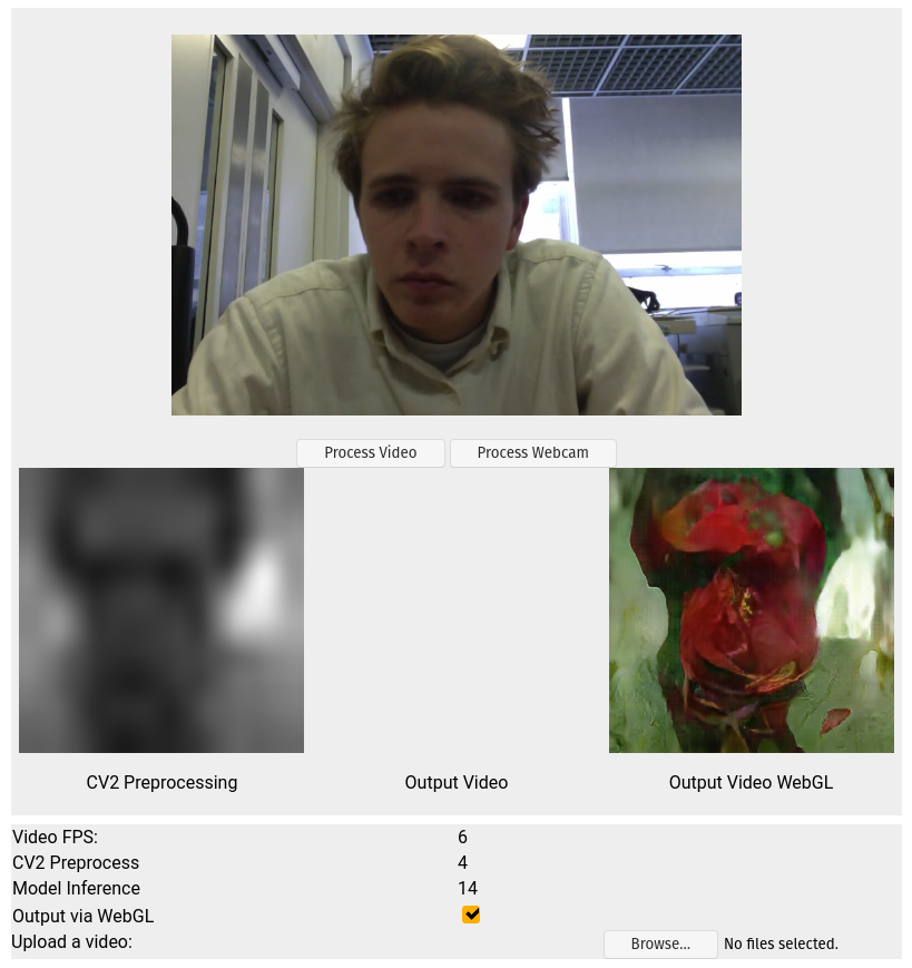 JS Model Analysis Output WebGL